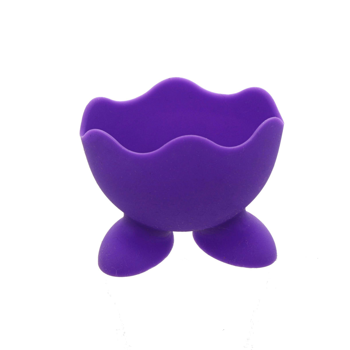 Purple Silicone Egg Cups - Set of 3