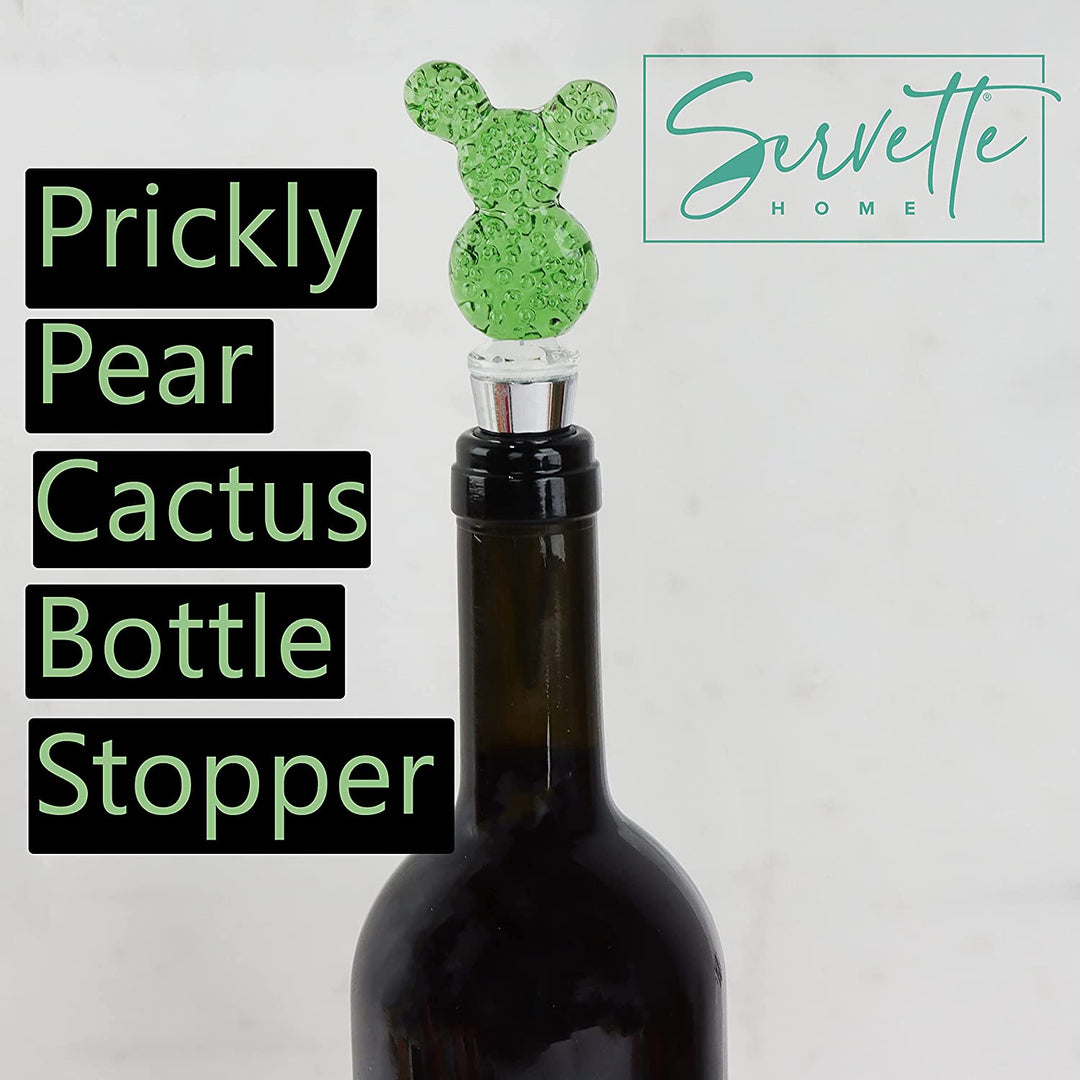 prickly pear cactus wine Glass Wine Stoppers Prickly Pear Cactus 1 Cactus Bottle Stopper