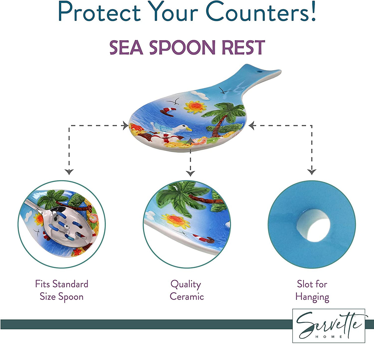 Sea Spoon Rest