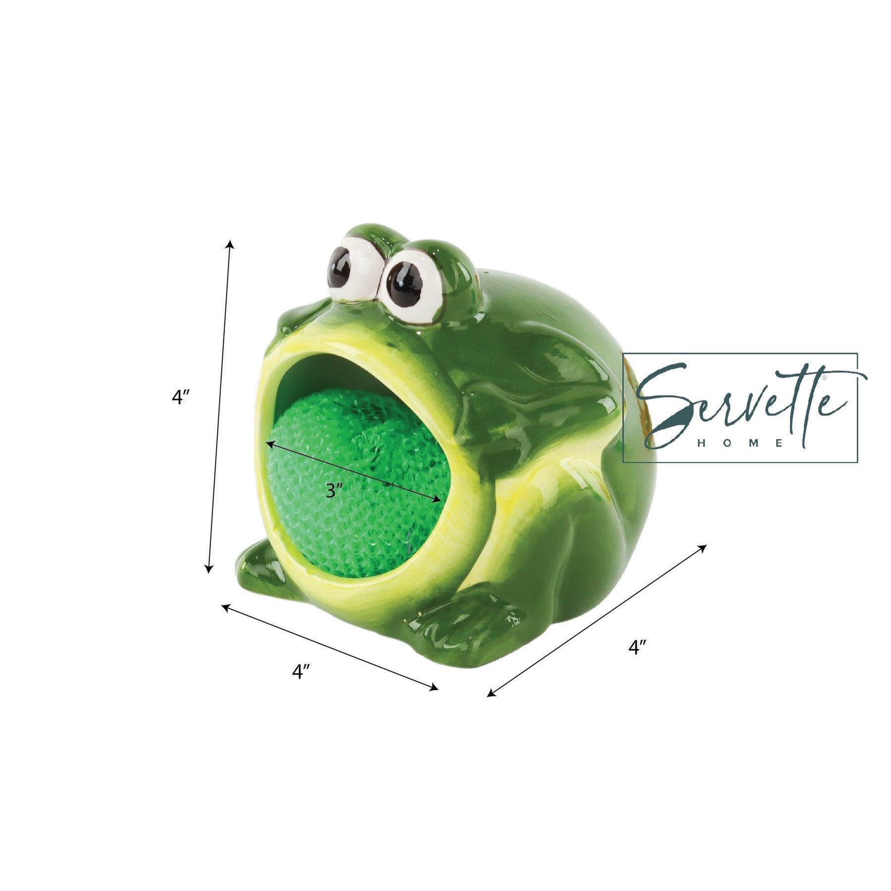 Frog Sponge Holder Frog Scrubby Holder Kitchen Decor Frog 