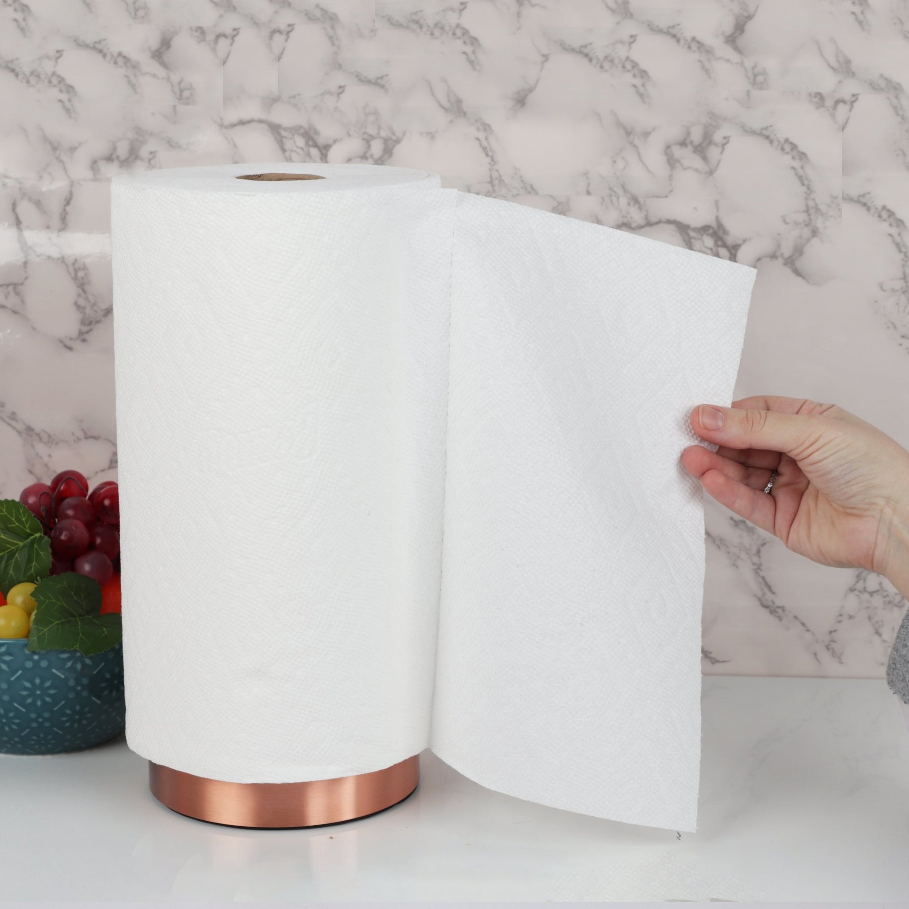 Elegant Copper Paper Towel Holder