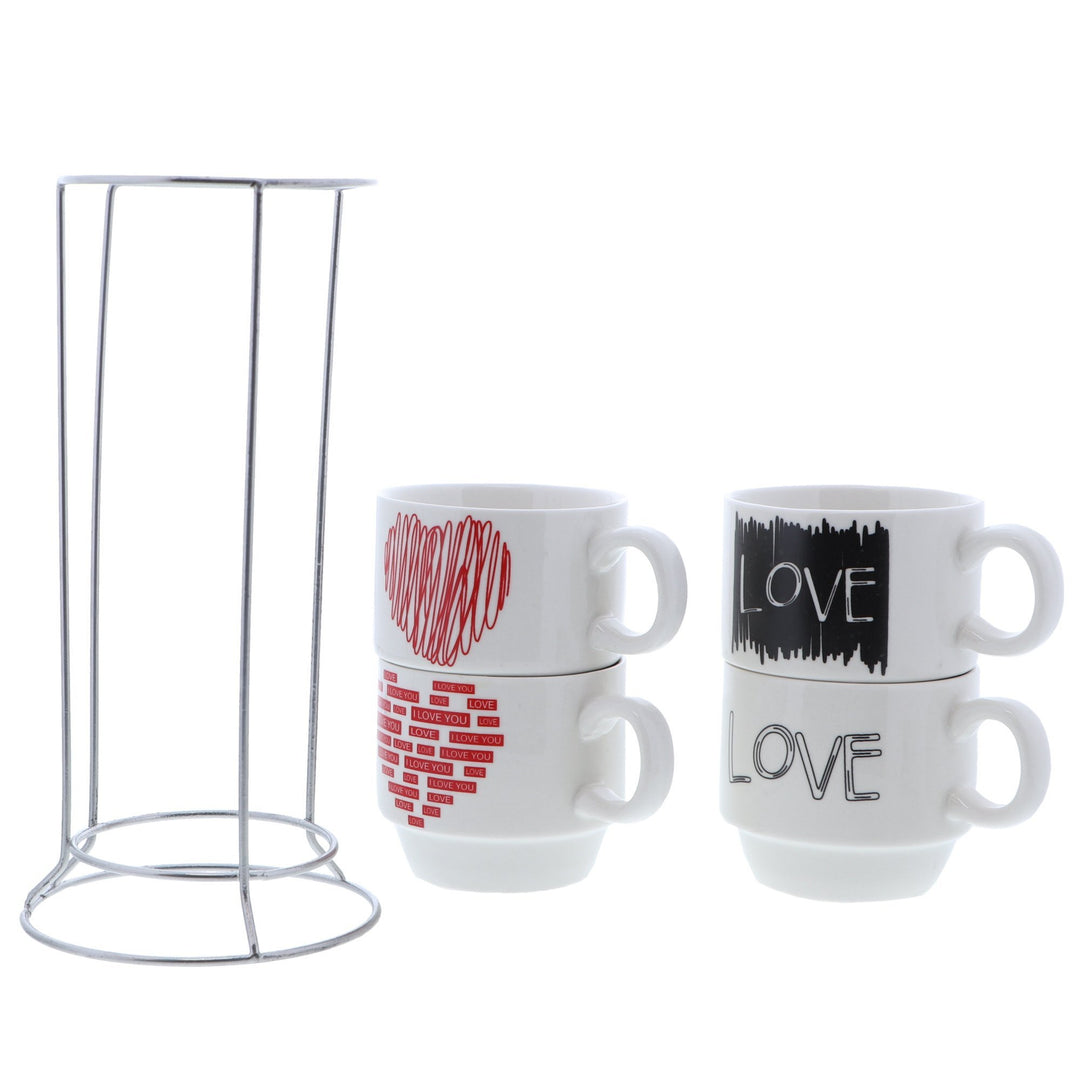 Stackable 4 oz Coffee Cups